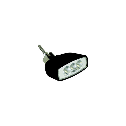 Scandvik 41446P Compact LED Spreader/Deck Light, Black