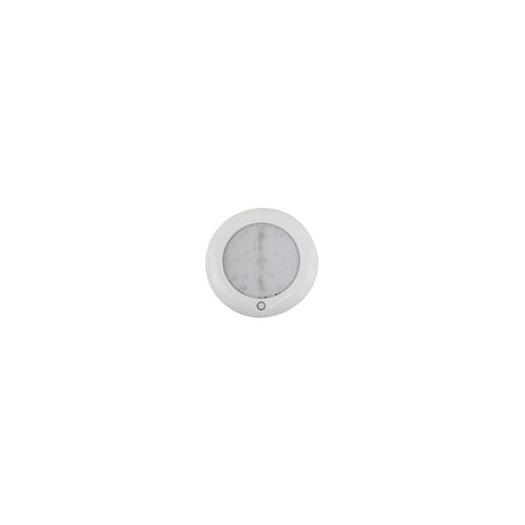 Scandvik 41461P LED Dual-Color Low Profile Dome Light, 5″ White/Blue