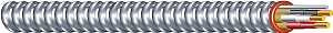 Southwire Duraclad 55278521 Armored Cable, 14 AWG Cable, 3 -Conductor, Copper Conductor, THHN/THWN Insulation