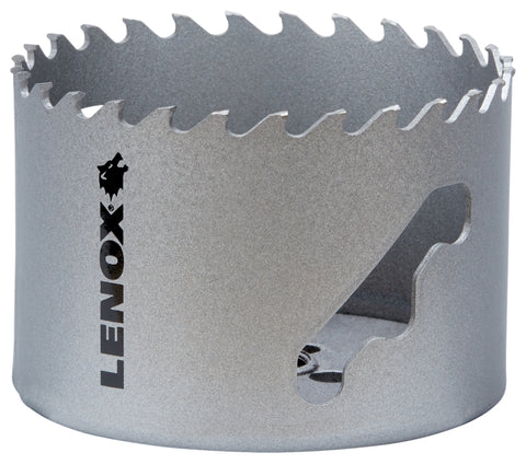 Lenox Speed Slot LXAH3 Hole Saw, 3 in Dia, Carbide Cutting Edge