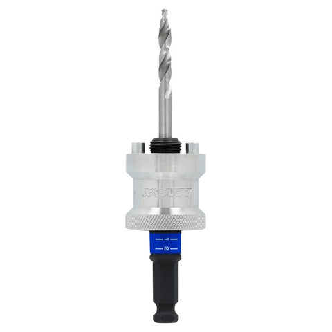 Lenox SNAP-BACK LXAH9912PBM Quick Change Hole Saw Arbor, 1/2 in Shank, 1-1/4 to 6 in Dia Bit, Hex Shank