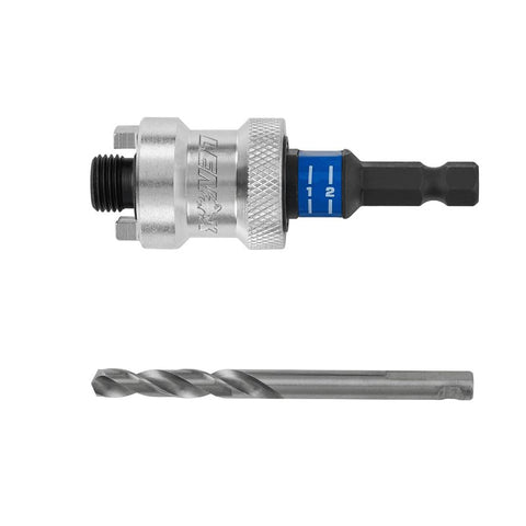 Lenox LXAH9938PBM Hole Saw Arbor, 3/8 in Shank, Hex Shank