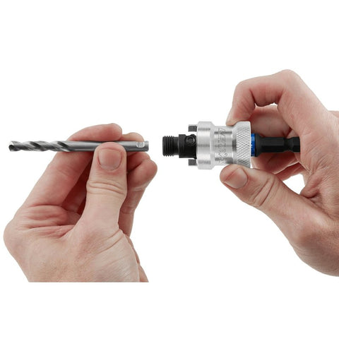 Lenox LXAH9938PBM Hole Saw Arbor, 3/8 in Shank, Hex Shank