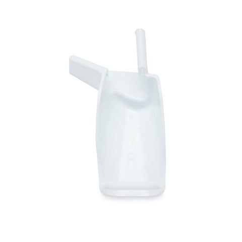 Camco USA 42134 Gutter Spout with Extension, Resin, White