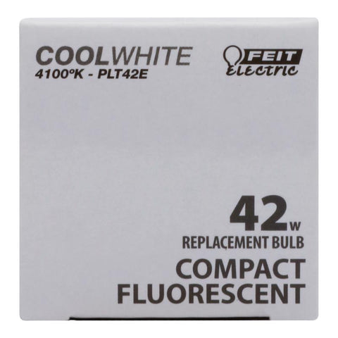 Feit 42 W PL 1.8 in. D X 6.59 in. L CFL Bulb Cool White Specialty 4100 K 1 pk