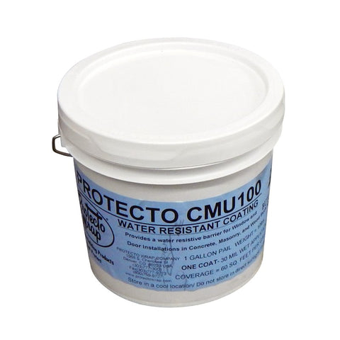 Protecto Wrap CMU100 Water-Resistant Membrane, Liquid, Gray/Tan