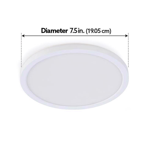Feit EDGELIT Frost Warm White 7.5 in. W Aluminum LED Retrofit Recessed Lighting 10.5 W