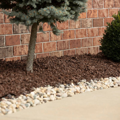 GroundSmart GSNG08BN72 Landscape Mulch, Rubber, Mocha Brown, 0.8 cu-ft