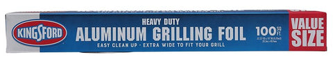 Kingsford BBP12022 Heavy-Duty Grilling Foil, Aluminum, Gray