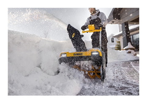 DEWALT 32AA2A0DB38 Snow Blower Kit, Battery Included, 60 V, 4 Ah, Lithium-Ion, 1-Stage, 21 in W Cleaning, 40 ft Throw