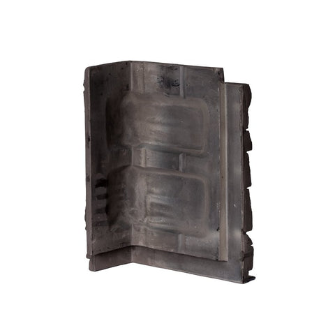 DuraKwik Stone 308RBC Siding Corner, 13 in L, 10 in W, 4 in Thick, Interlocking Edge, Ledgestone Profile, Rocky Boulder