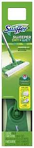 Swiffer 3700092814 Floor Sweeper Starter Kit, Includes: Dry Sweeping and Wet Mopping Refills and Hang Tag