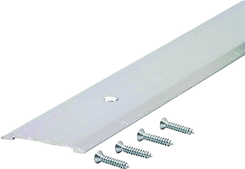 M-D 11056 Saddle Threshold, 36 in L, 1-3/4 in W, Aluminum, Silver
