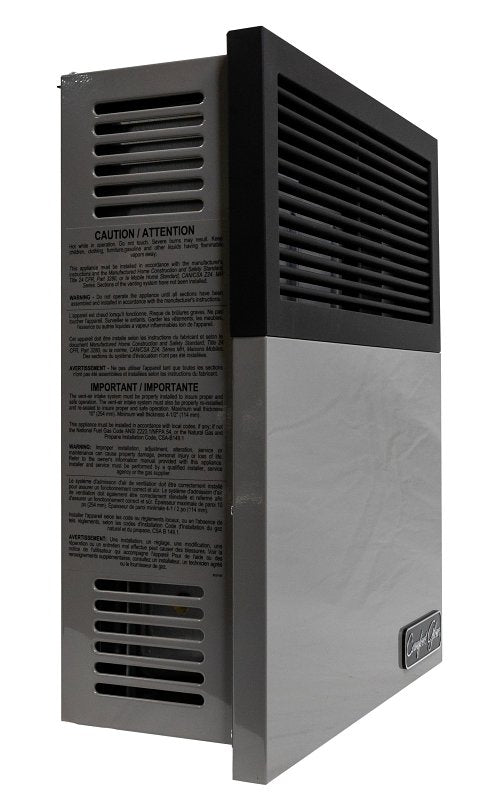 Comfort Glow DVN11 Direct Vent Wall Heater, Natural Gas, 11,000 Btu/h BTU, 350 sq-ft Heating Area, 70 % Efficiency