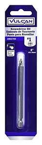 Vulcan 375081OR Screwdriver Bit, Hex Shank, S2 Chrome Molybdenum Steel