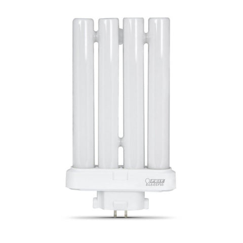 Feit Electric BPPL27F/65K Compact Fluorescent Bulb, 27 W, PL Lamp, GX10Q-4 Lamp Base, 1450 Lumens, 6500 K Color Temp