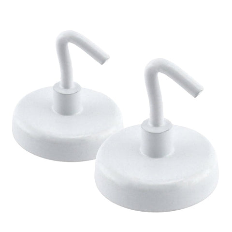 Magnet Source 07291 Magnetic Hook, 2-Hook, 14 lb