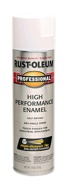 Rust-Oleum 239108 Enamel Spray Paint, Semi-Gloss, White, 15