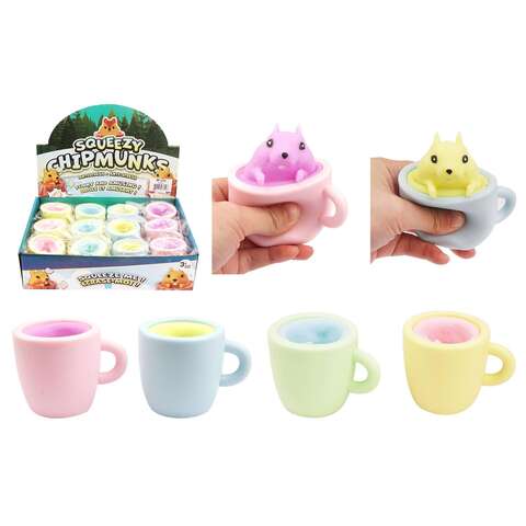 Diamond Visions Pop-Up Squeeze Toy Assorted, Pack of 12