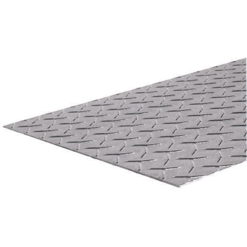 Boltmaster 24 in. 12 in. Uncoated Steel Diamond Tread Plate