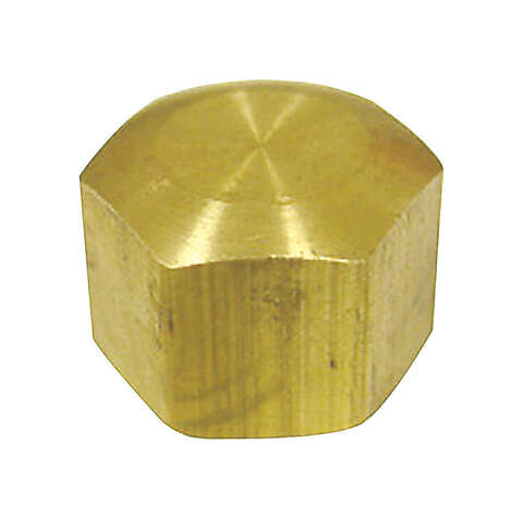 JMF Company 5/16 in. Compression Brass Cap, Pack of 5