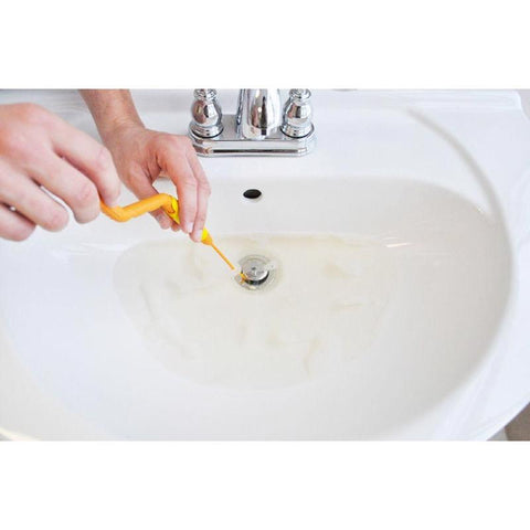 FlexiSnake The Drain Weasel 1.5 ft. L Hair Clog Tool Starter Kit