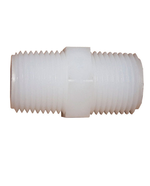 Green Leaf Nylon Nipple 3/4 in. Dia. x 3/4 in. Dia. White 1 pk