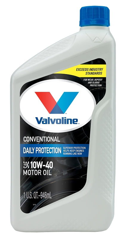 Valvoline 797671 Motor Oil, 10W-40, 1 qt Bottle, 6/PK, Pack of 6