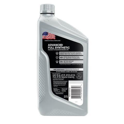 Valvoline VV935 Advanced Full Synthetic Motor Oil, 10W-30, 1 qt Bottle, Pack of 6