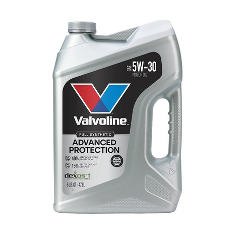 Valvoline 881164 Advanced Full Synthetic Motor Oil, 5W-30, 5 qt Bottle, Pack of 3