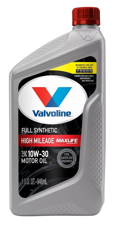 Valvoline VV180 Motor Oil, 10W-30, 1 qt, Pack of 6