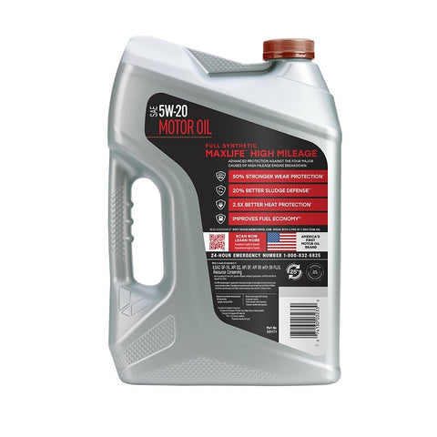Valvoline 881171 Motor Oil, 5W-20, 5 qt, Pack of 3