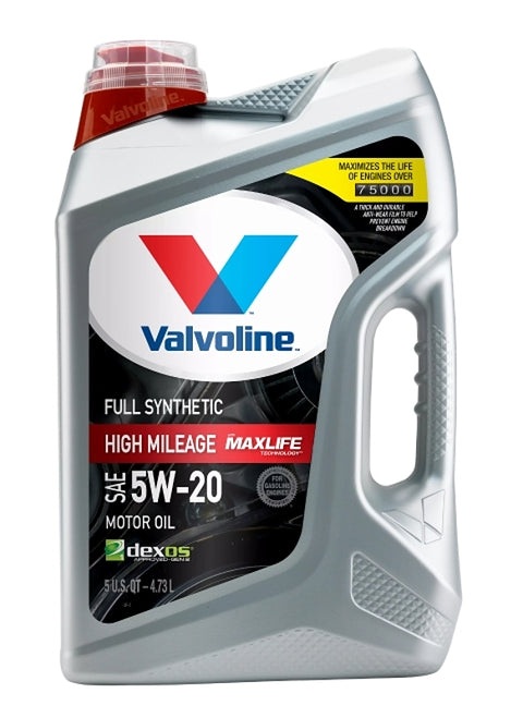 Valvoline 881171 Motor Oil, 5W-20, 5 qt, Pack of 3