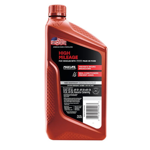 Valvoline 833002 Motor Oil, 0W-20, 1 qt, Bottle, Pack of 6