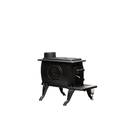 US Stove Log Wood EPA Certified 900 sq ft Vintage Wood Burning Stove