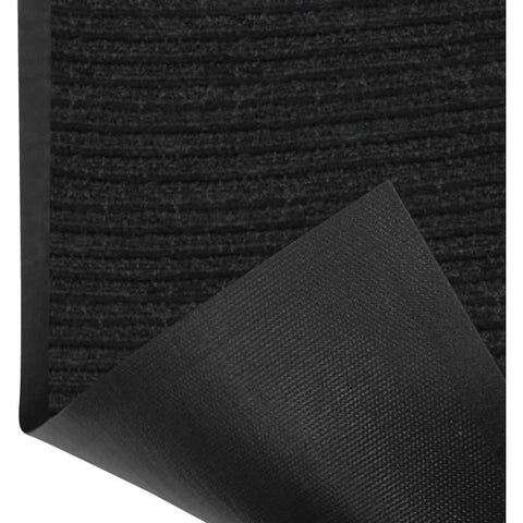Multy Home Platinum MT1004344EA Carpet, 45 ft L, 36 in W, Runner, Ribbed Pattern, Polyester Rug, Charcoal