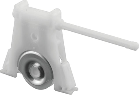 Prime-Line B 715 Adjustable Roller Assembly, 1-1/4 in Dia Roller, 5/16 in W Roller, Polyethylene Roller, Concave Roller