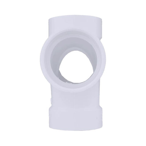 Charlotte Pipe Schedule 40 2 in. Hub X 2 in. D Hub PVC Double Sanitary Tee 1 pk