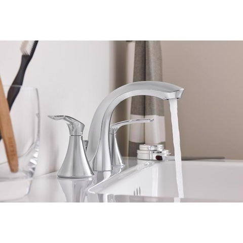 Moen Darcy Chrome Contemporary Bathroom Faucet 8-16 in.