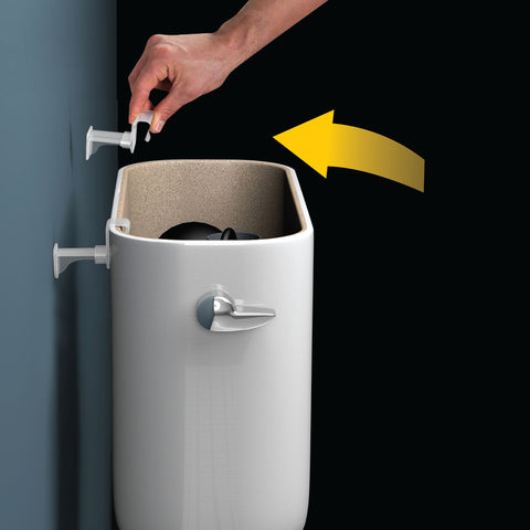 Secure A Tank Toilet Tank Brace White