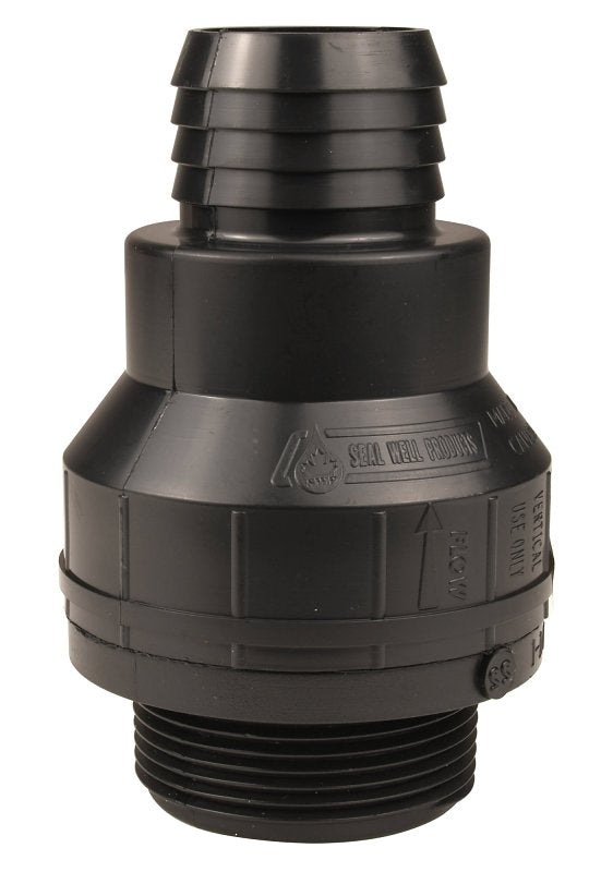Water Source SPC150-RM Sump Check Valve, 1-1/4 x 1-1/2 in, Rubber Body ...