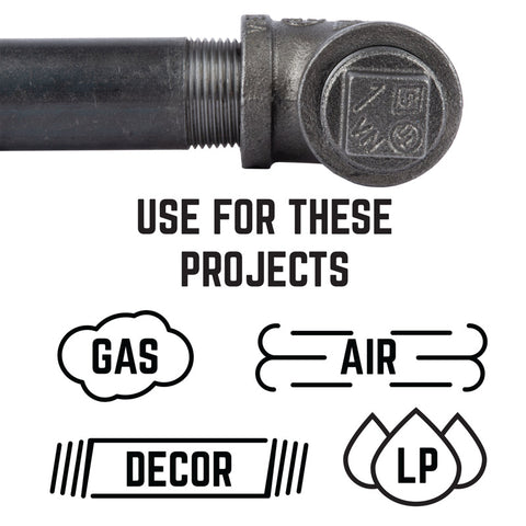 STZ Industries 1 in. MIP each Black Malleable Iron Plug