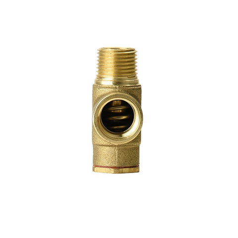 Water Source RV50NL-RM Pressure Relief Valve, 1/2 in, Male x Female, Brass Body