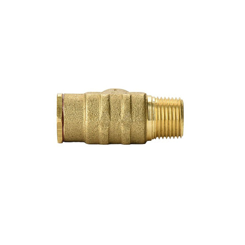 Water Source RV50NL-RM Pressure Relief Valve, 1/2 in, Male x Female, Brass Body