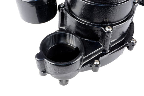 Eco-Flo ECD Series ECD75V Submersible Sump Pump, 8 A, 115 V, 3/4 hp, 1-1/2 in Outlet, 35 ft Max Head