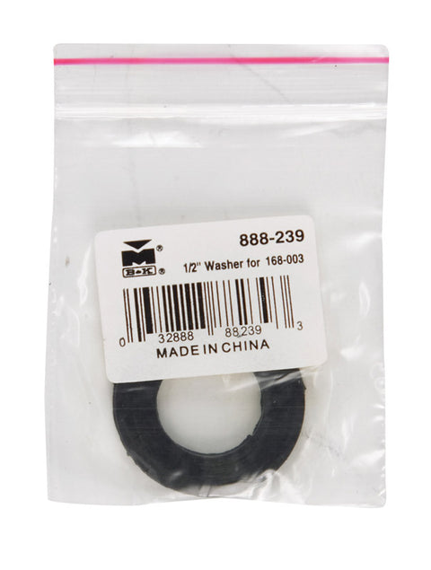 B&K Mueller 1/2 in. D Rubber Dielectric Union Washer 5, Pack of 5