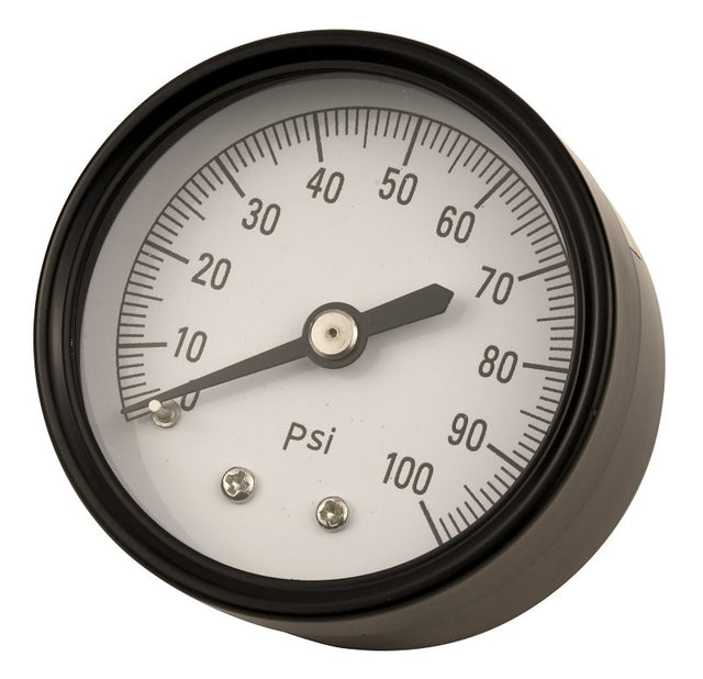Water Source M1002-8B-RM Pressure Gauge, 1/8 in Connection, Steel Gaug ...