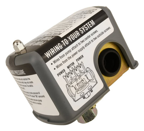 Water Source PS3050 Pressure Switch, 115/230 V, 30, 50 psi Working, For: Submersible Well or Jet Pumps