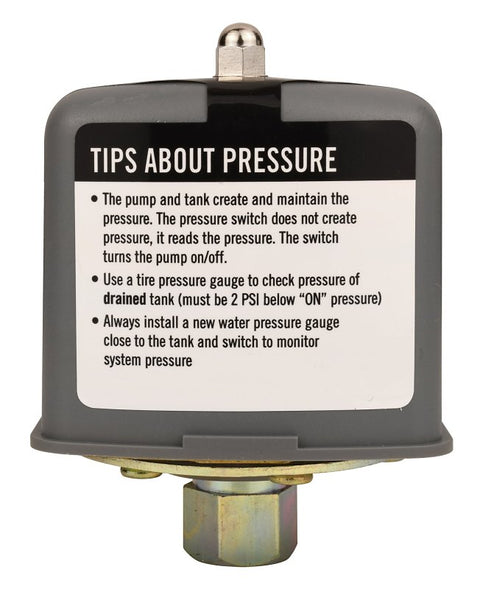 Water Source PS2040 Pressure Switch, 115/230 V, 20, 40 psi Working