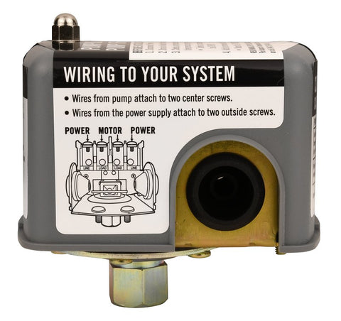 Water Source PS2040 Pressure Switch, 115/230 V, 20, 40 psi Working